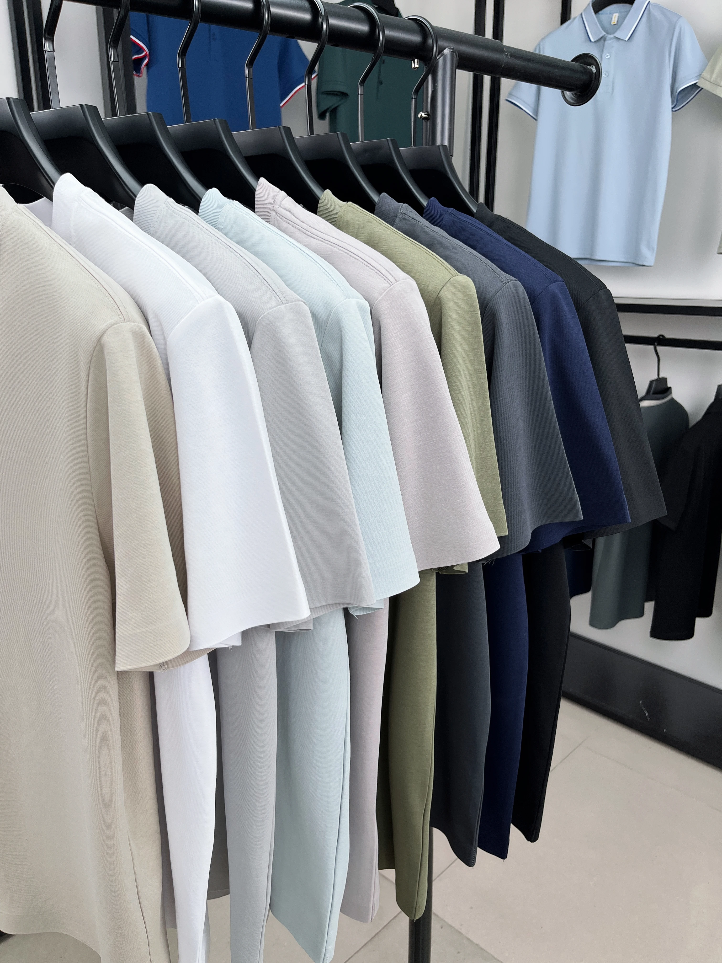 Luxury brand short sleeve round neck top men new fashion simple letter embossed casual summer ice silk cotton breathable T-shirt