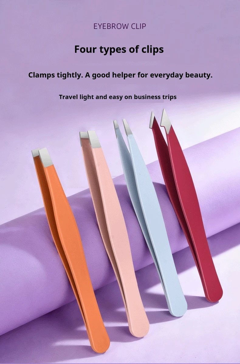 Tweezers Set 3-4pcs Premium Stainless Steel Eyebrow Precision Sharp Tip Tweezers for Body Ingrown and Facial Hair Removal