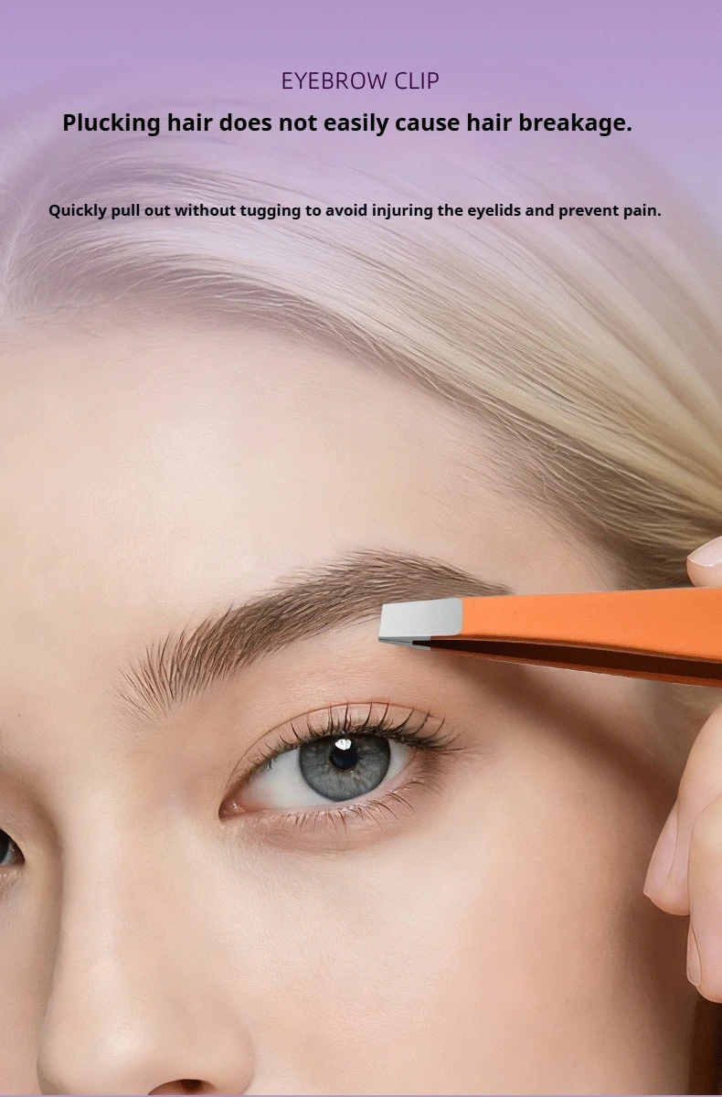 Tweezers Set 3-4pcs Premium Stainless Steel Eyebrow Precision Sharp Tip Tweezers for Body Ingrown and Facial Hair Removal