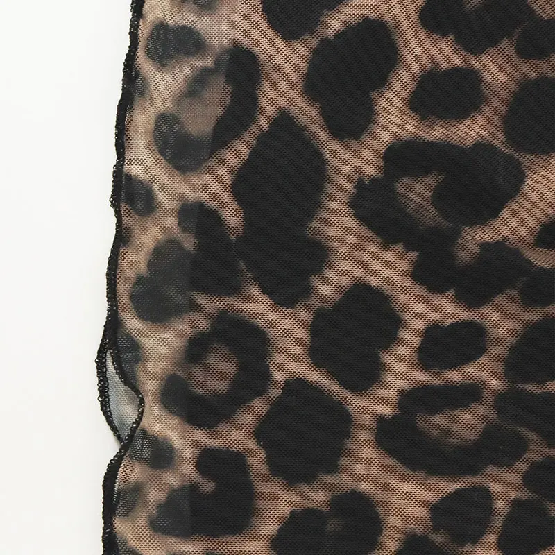 Sexy Women T-shirt Autumn New Streetwear Fashion Long Sleeves O-Neck T-shirt Leopard Off Shoulder Female Versatile Knitted Tees