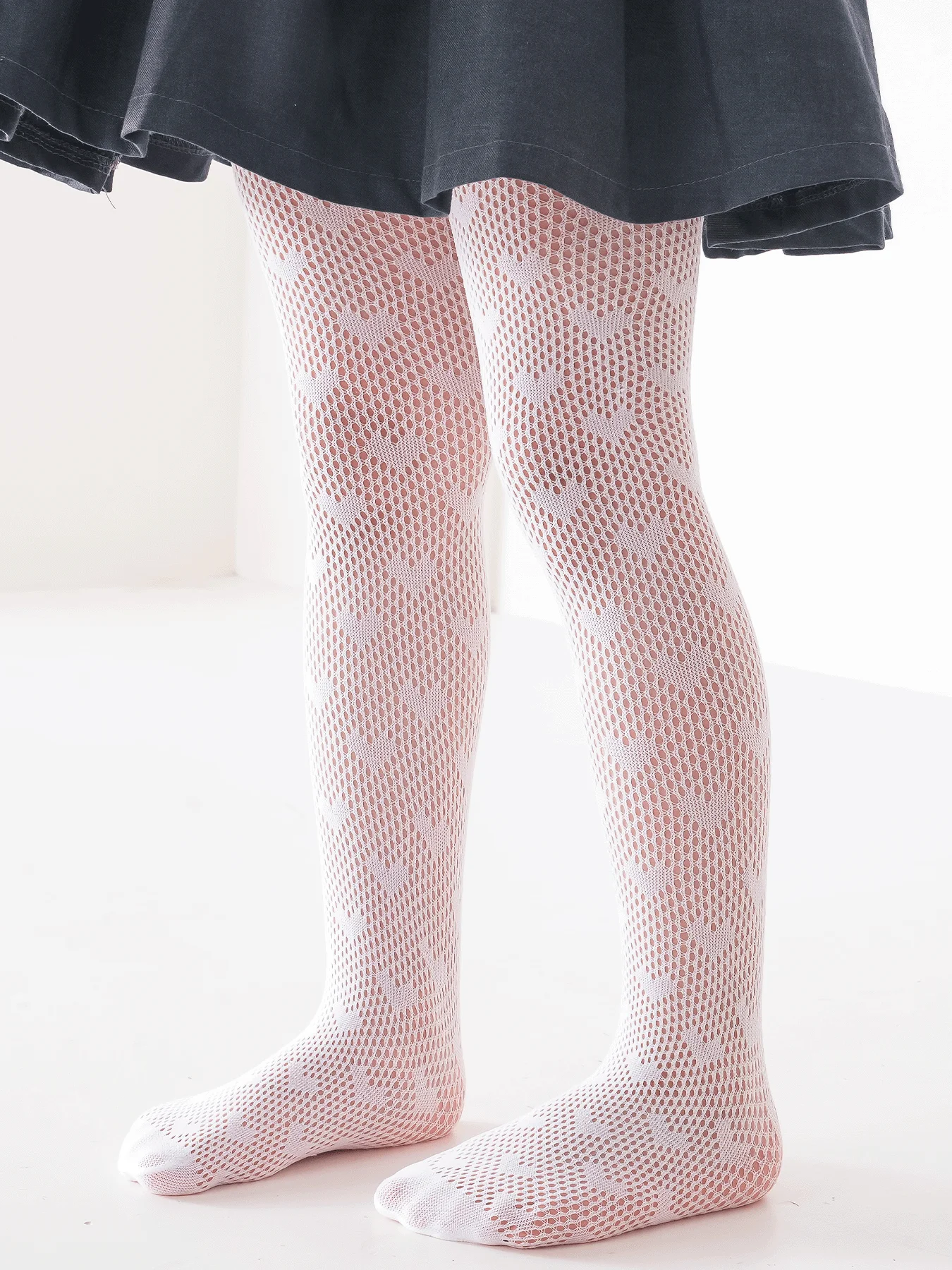 2 Pairs of Thin Breathable Baby Girls Tights Kids Dance Stocking Sock Children School Student Uniform Tights Princess Pantyhoses