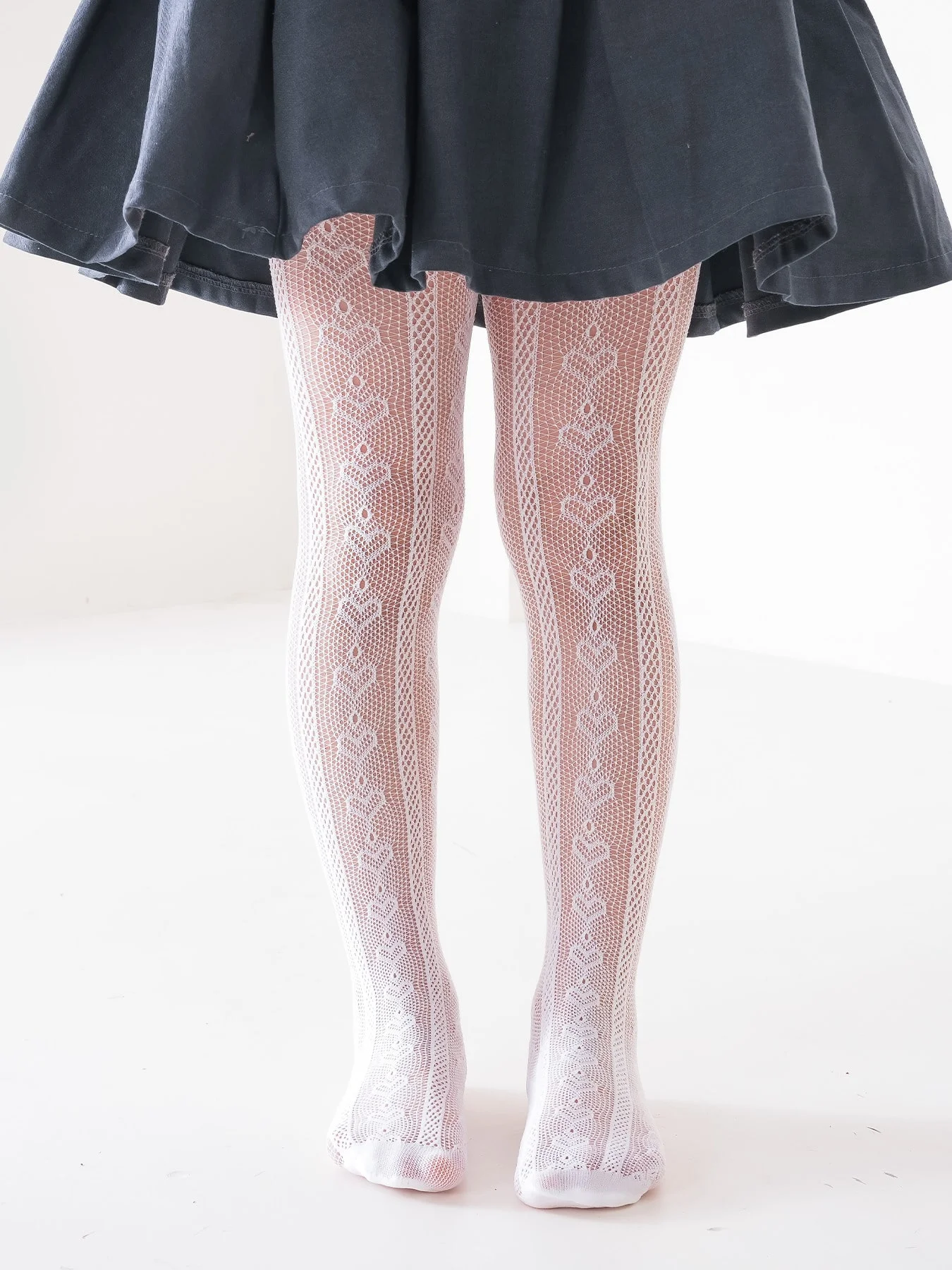 2 Pairs of Thin Breathable Baby Girls Tights Kids Dance Stocking Sock Children School Student Uniform Tights Princess Pantyhoses