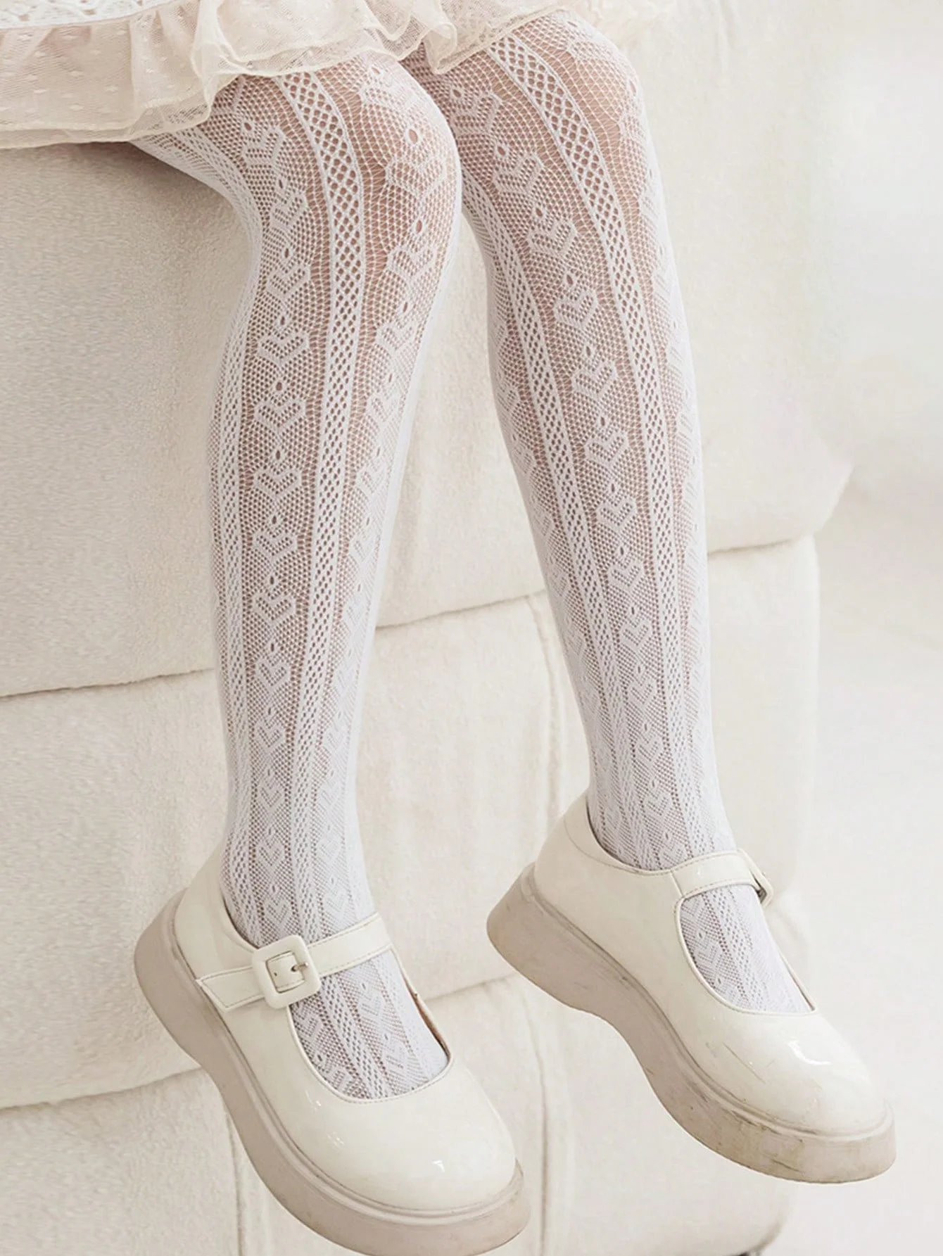 2 Pairs of Thin Breathable Baby Girls Tights Kids Dance Stocking Sock Children School Student Uniform Tights Princess Pantyhoses