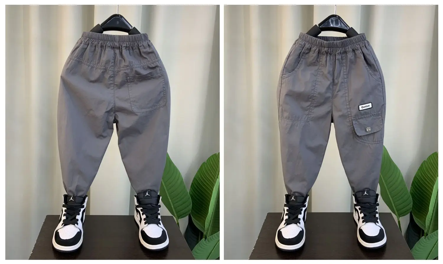 New Spring Autumn Fashion Boys Pants Loose And Comfortable Design Sport Overalls Cargo Trousers For 2-10 Years Old Kids