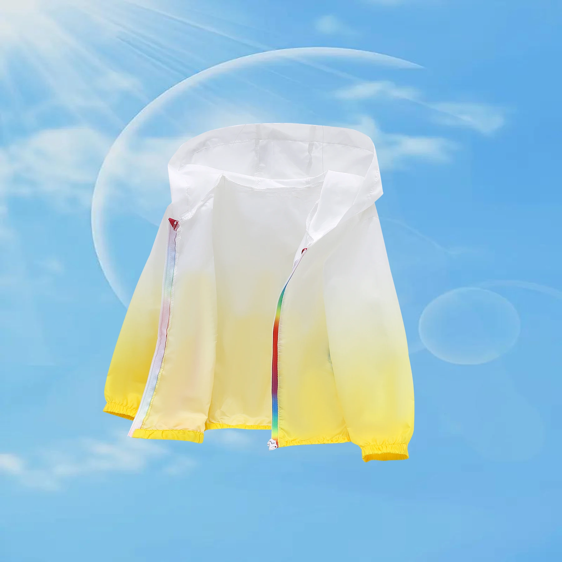 Foreign Trade New Summer Style Girls' Lightweight Gradient Fashion Anti Wrinkle Skin Clothing Children's