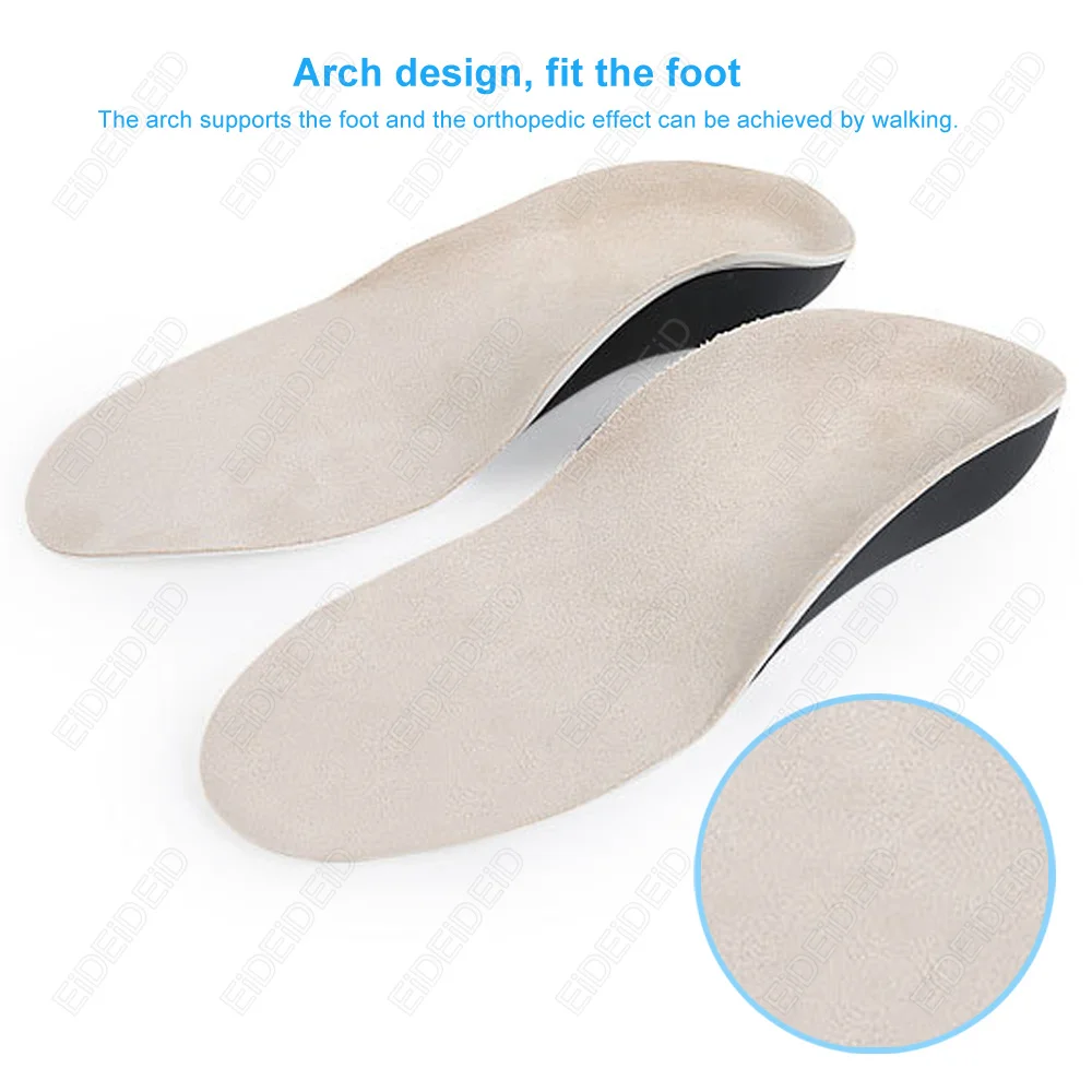 3D Orthotic Insoles Flat Feet for Kids Children and Adults Arch Support Insole for X Legs Orthotic Shoe Heel Pad Inserts
