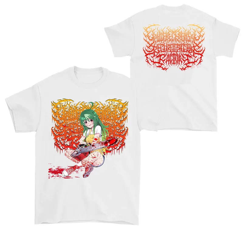 Yandere Chainsaw Factory Saw Sauce Black Gold Dark Rock Animation Anime Leisure T-Shirt Luxury Brand for Men and Women  2026
