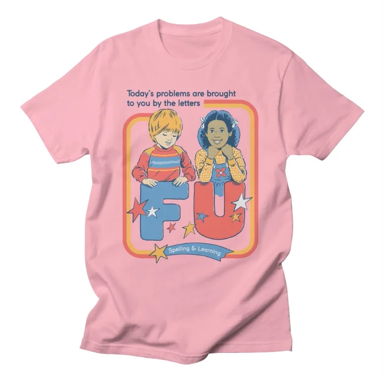 Classic Simple Cartoon Anime American Illustration Casual T-shirt Luxury Brand for Men and Women Top 2026 New