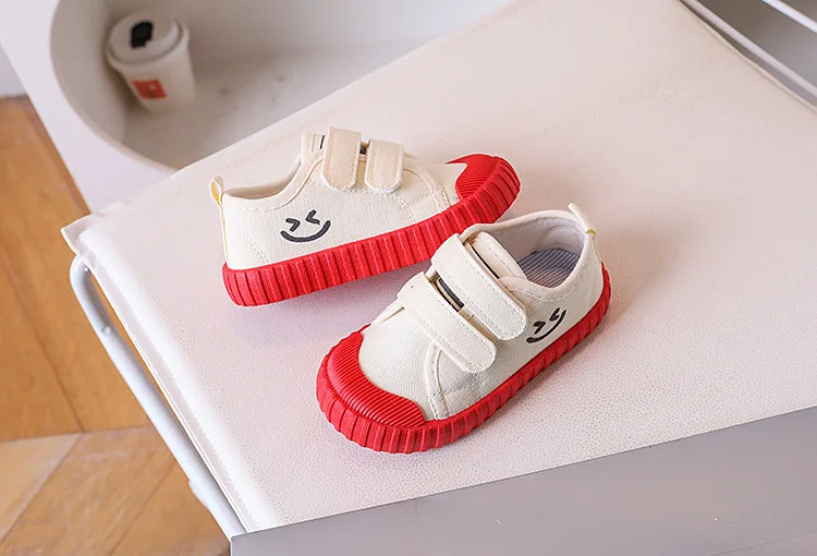 Children Canvas Shoe Candy Color Korean Style Kids Casual Shoes Toddler Girl Boy Breathable Soft Sole Board Shoes Tenis Infantil