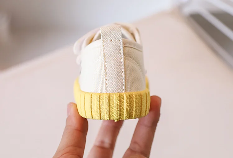 Children Canvas Shoe Candy Color Korean Style Kids Casual Shoes Toddler Girl Boy Breathable Soft Sole Board Shoes Tenis Infantil