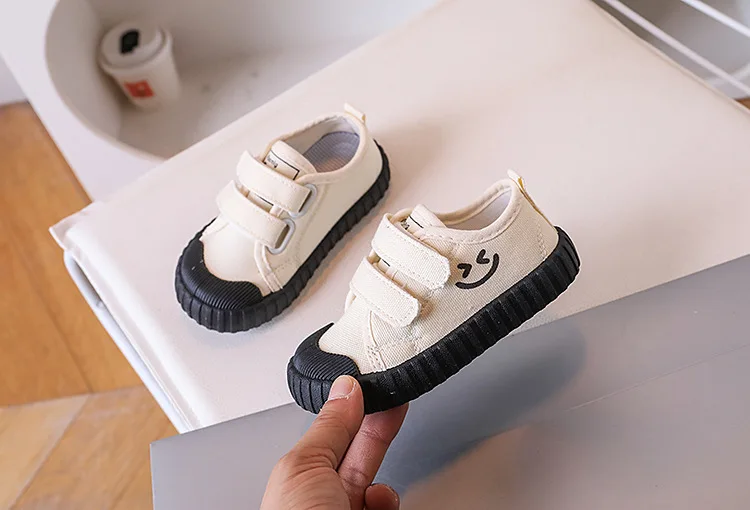 Children Canvas Shoe Candy Color Korean Style Kids Casual Shoes Toddler Girl Boy Breathable Soft Sole Board Shoes Tenis Infantil