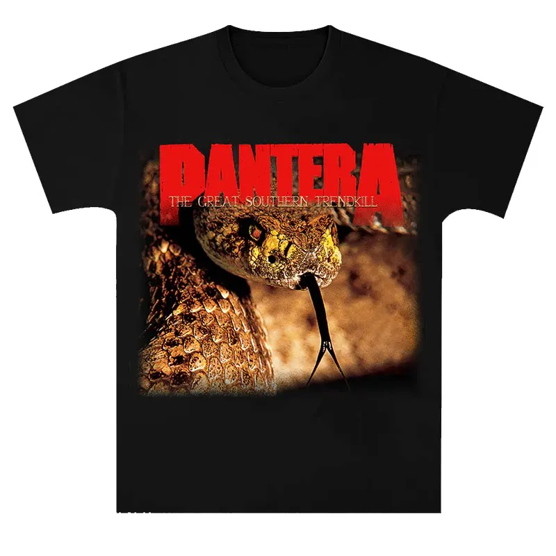 Pantera Pandora Dark Rock Punk Casual T-Shirt for Men and Women Luxury Brand Top 2026 New Band