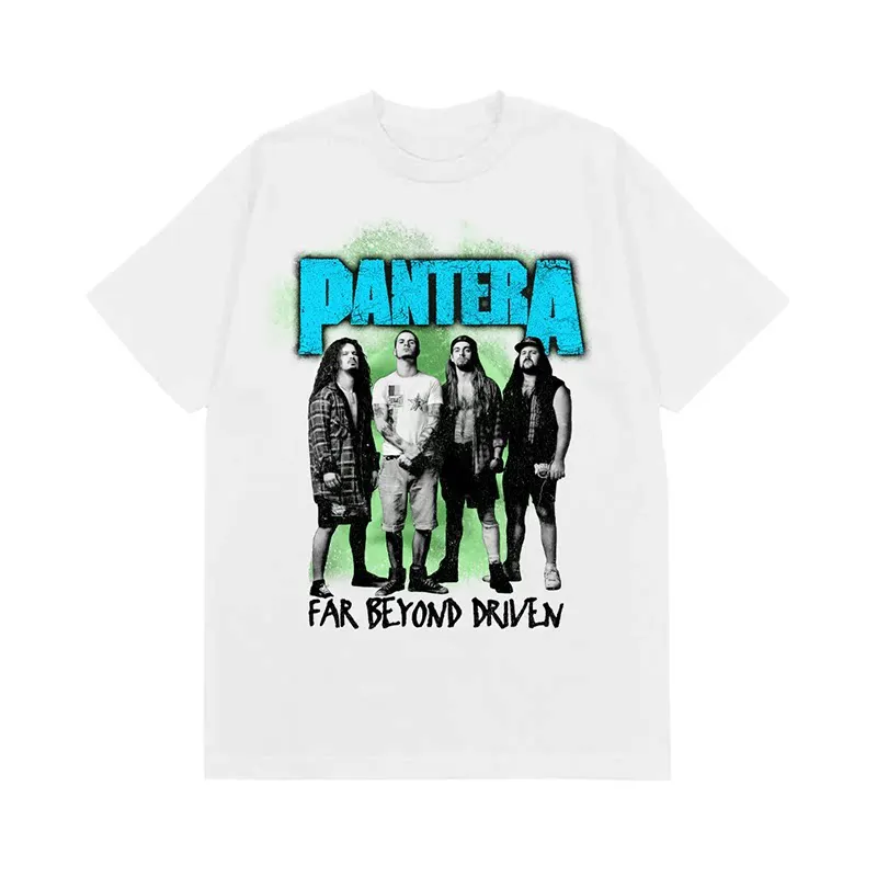 Pantera Pandora Dark Rock Punk Casual T-Shirt for Men and Women Luxury Brand Top 2026 New Band