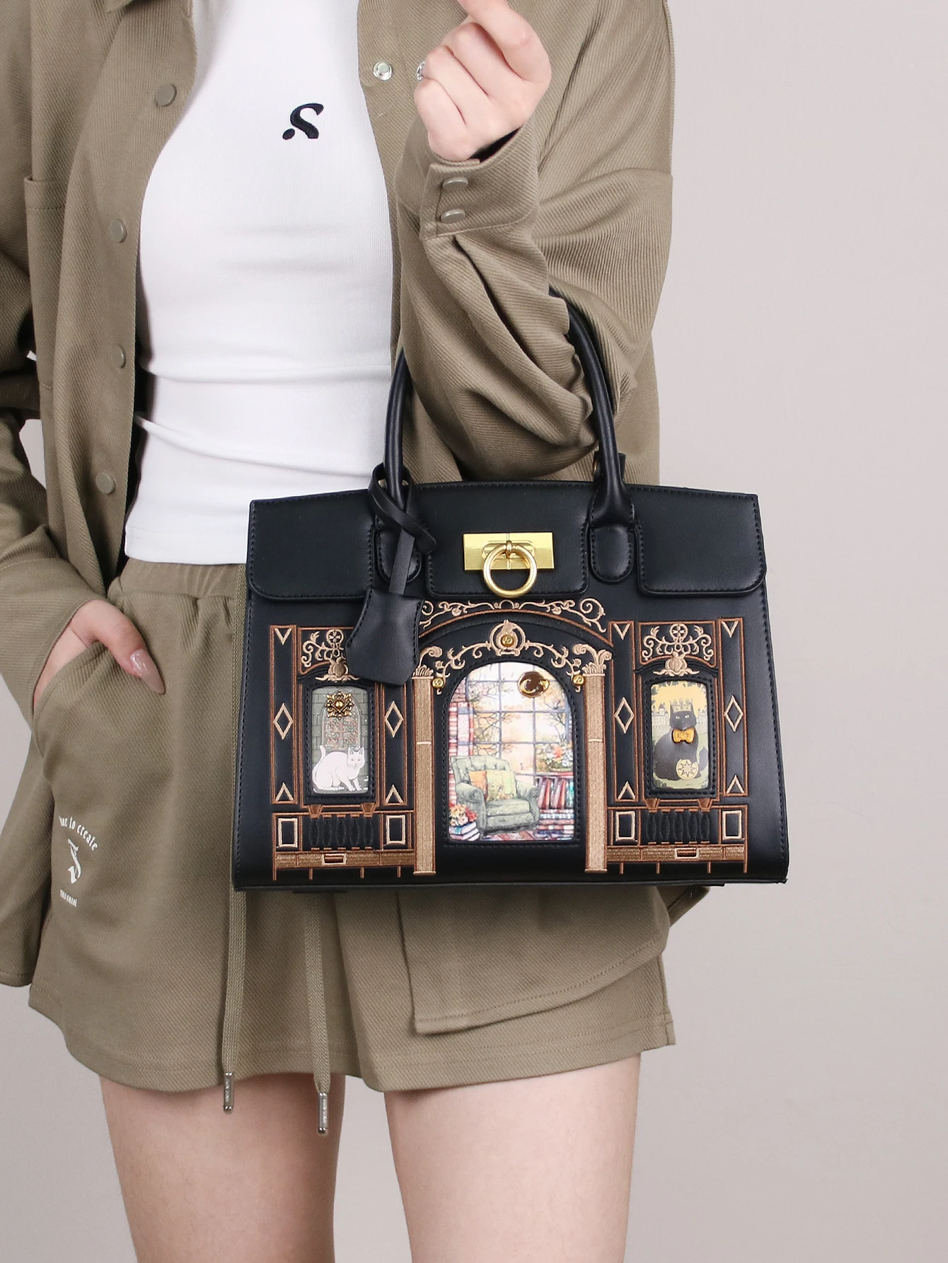 Spring/Summer 2026 Fashion New Luxury, High Sense, High Capacity, Ladies Tote Bag Temperament Retro Trend, One-Shoulder Diagonal