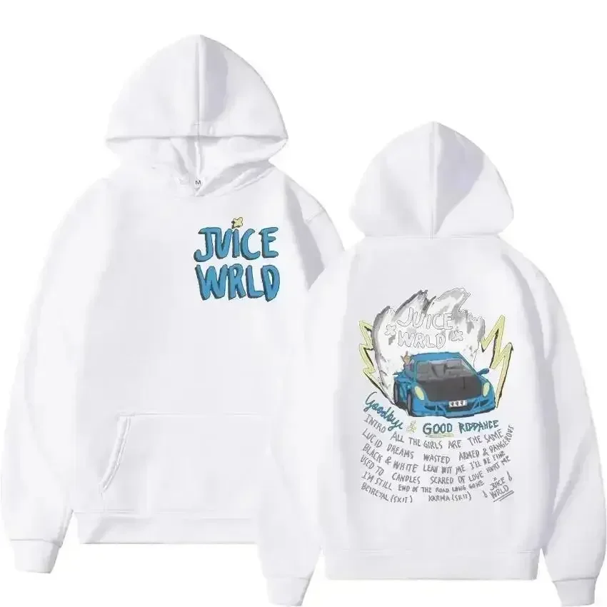 Juice WRLD Hoodies Men Women's Hooded Sweatshirts Fashion Hip Hop Casual Pullovers Autumn Boys Girls Black Streetwear Juicewrld