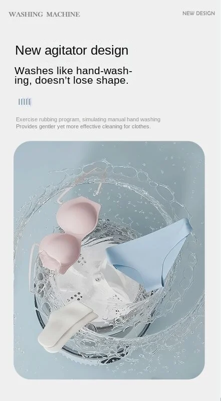 New USB Charging Washing Machine Portable Underwear Cleaner 2L Fully Automatic Socks Washing Machine Dehydratable Laundry Bucket