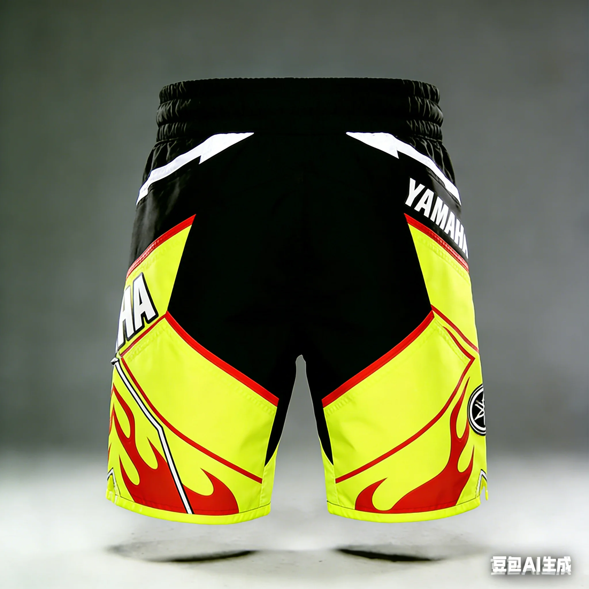 2026 Summer New Yamaha White Fashion Sports Outdoor Fitness Shorts, Men Women Large Casual Motorcycle Riding Shorts
