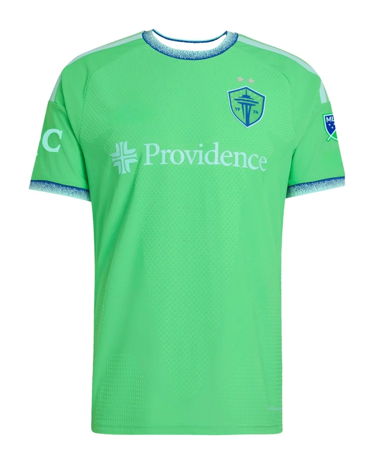 Seattle Sounders FC 2025/26 Home Jersey Men's Soccer Shirt MLS Football Jersey Fan Version Rave Green Blue Kit
