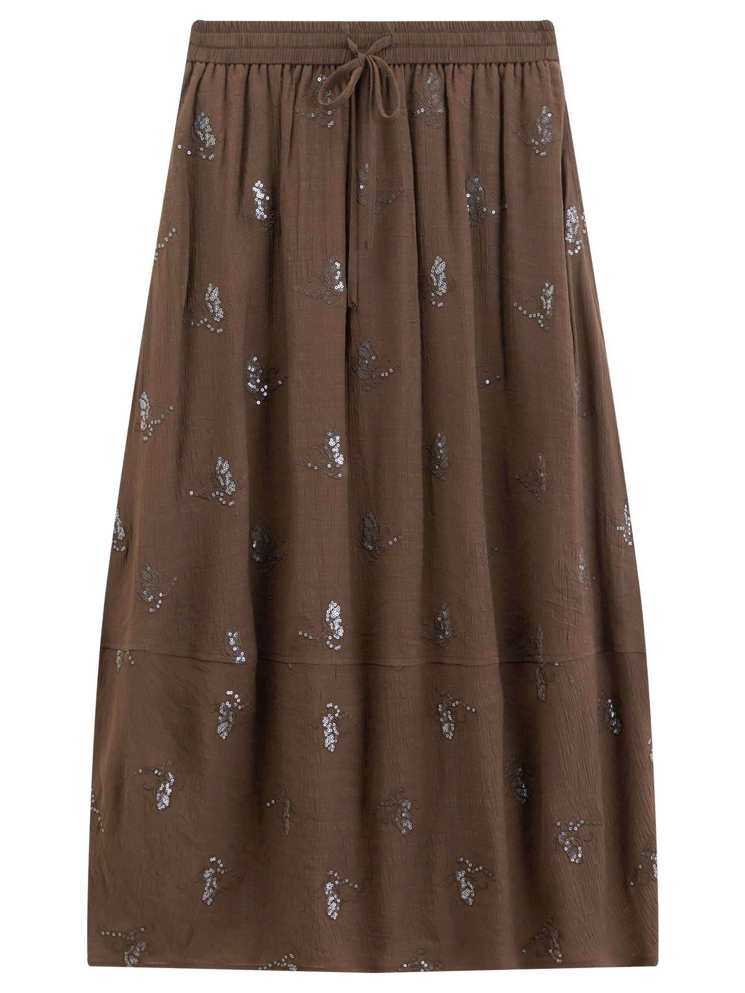 FSLE【Premium Series】Fashionable Embroidered Sleeveless Top and Tulip Skirt Elastic Waist Retro Women 2026 Summer New Arrival Set