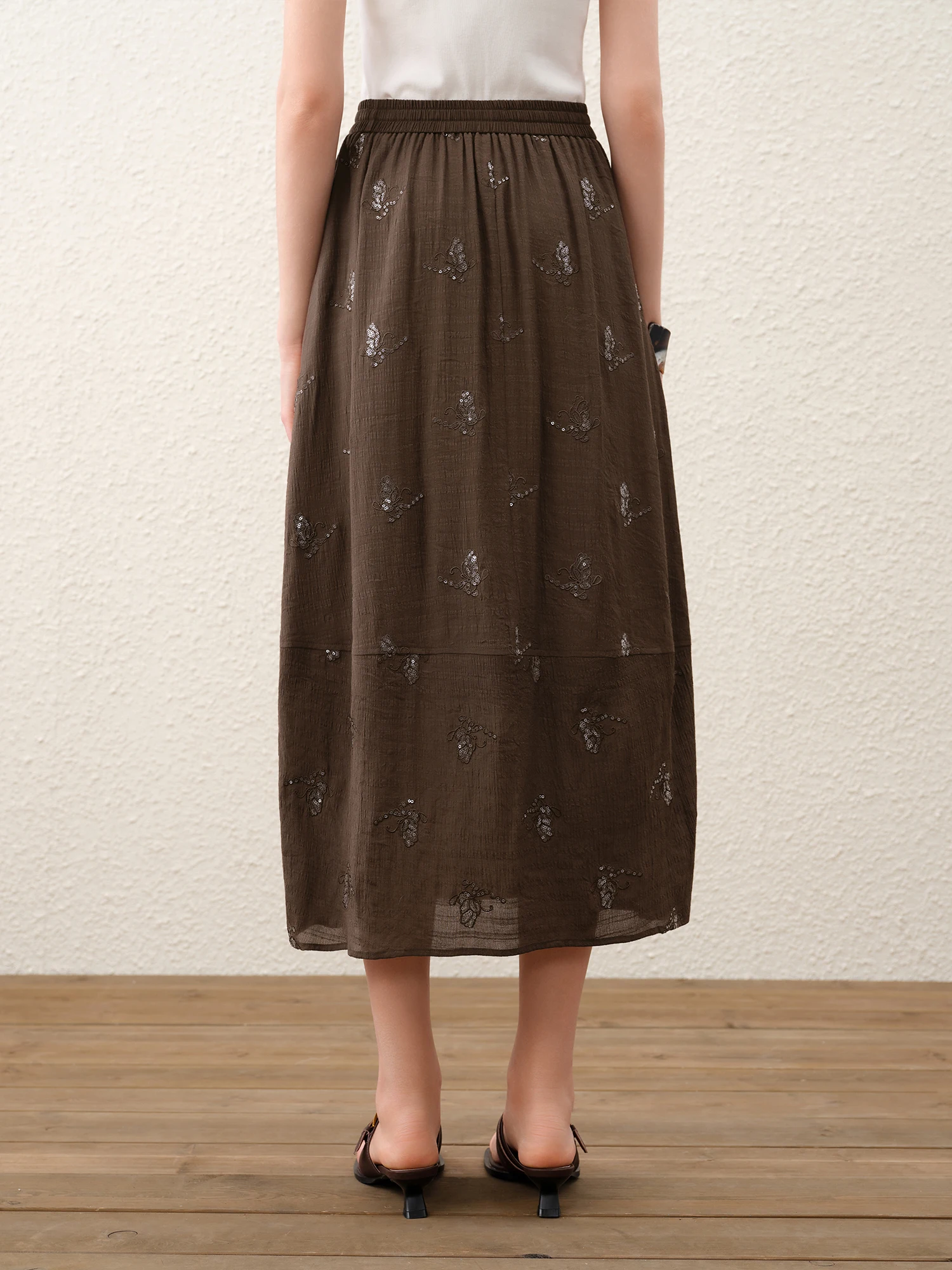 FSLE【Premium Series】Fashionable Embroidered Sleeveless Top and Tulip Skirt Elastic Waist Retro Women 2026 Summer New Arrival Set