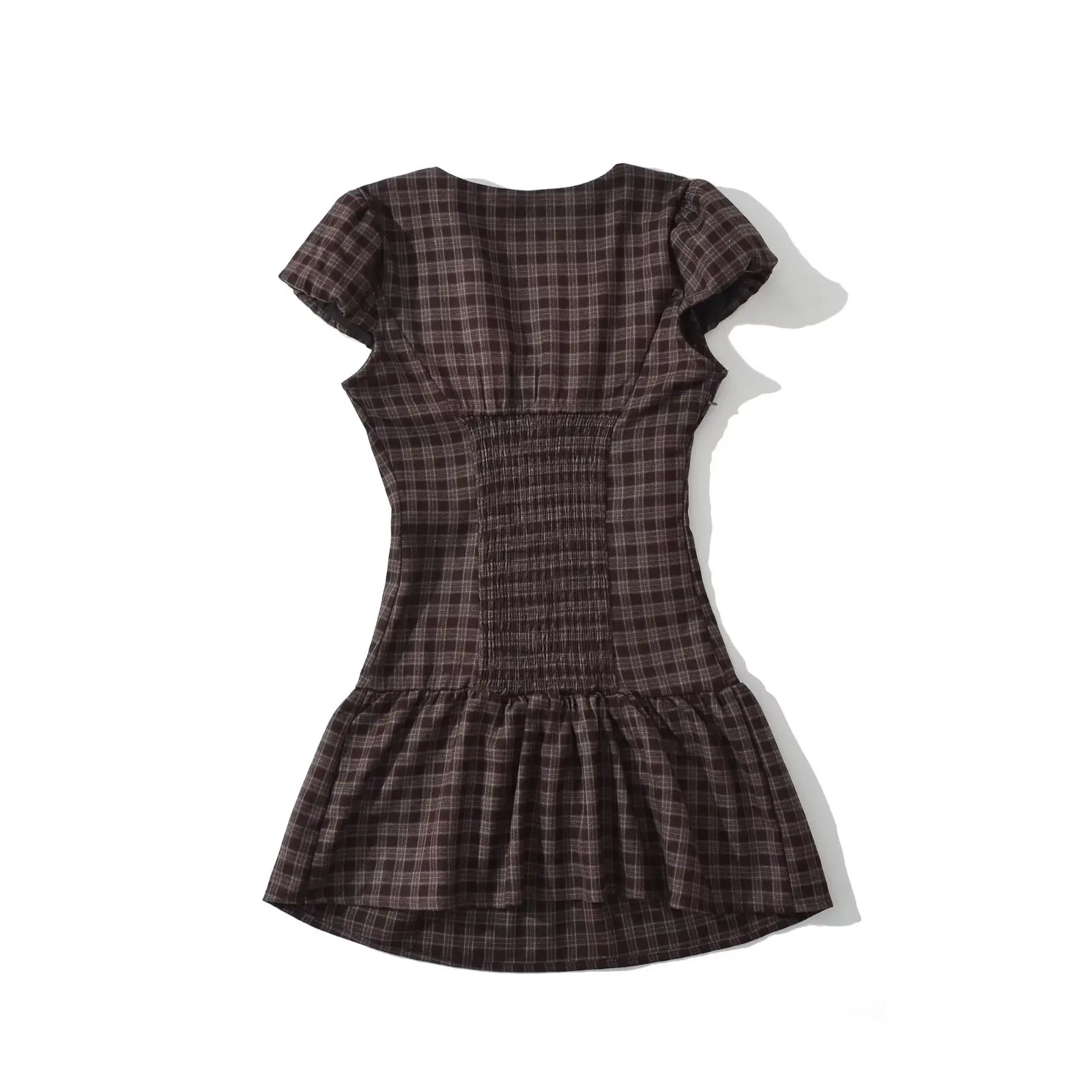 Evening Party Dresses Short Lace Trim Luxury Dresses Women 2026 Summer Polka Dot Print Short Sleeve Dresses Sexy