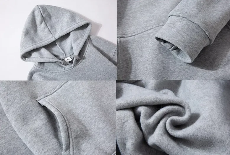 Hoodie Men's Trendy Brand Versatile Hong Kong Style High Street American Printed Top Autumn and Winter Coat Streetwear Anime