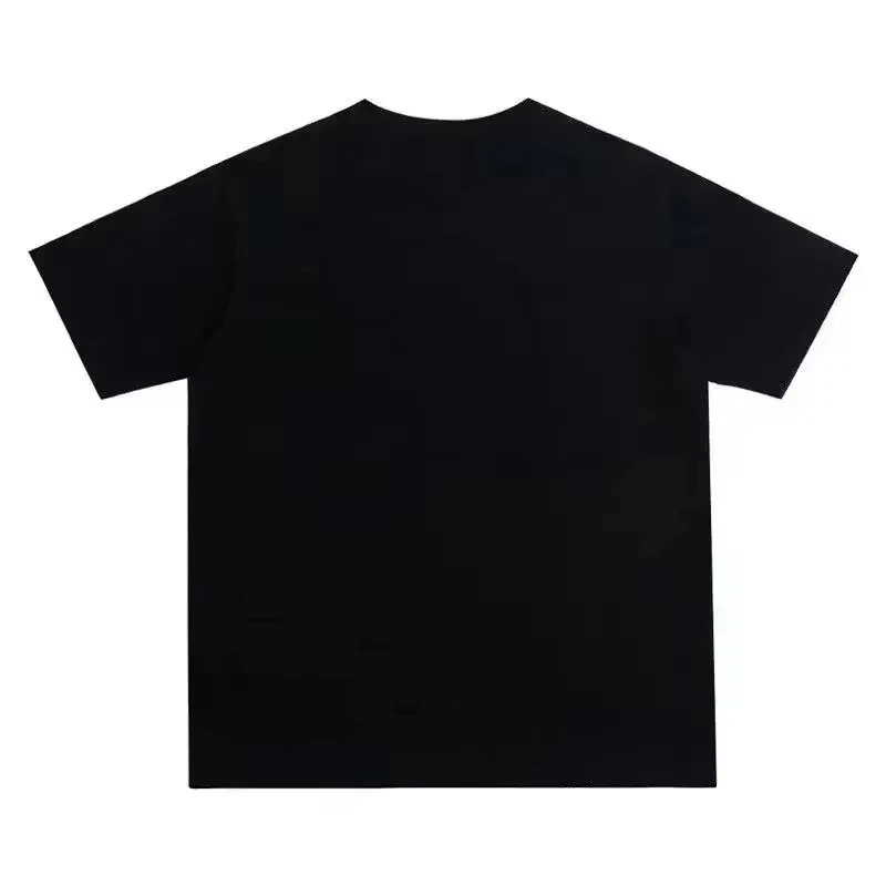 Washed Vintage Rapper Kanye West Graduation Bear Graphic T Shirt Men Pure Cotton T-shirt Men's Hip Hop Fashion Oversized Tshirt
