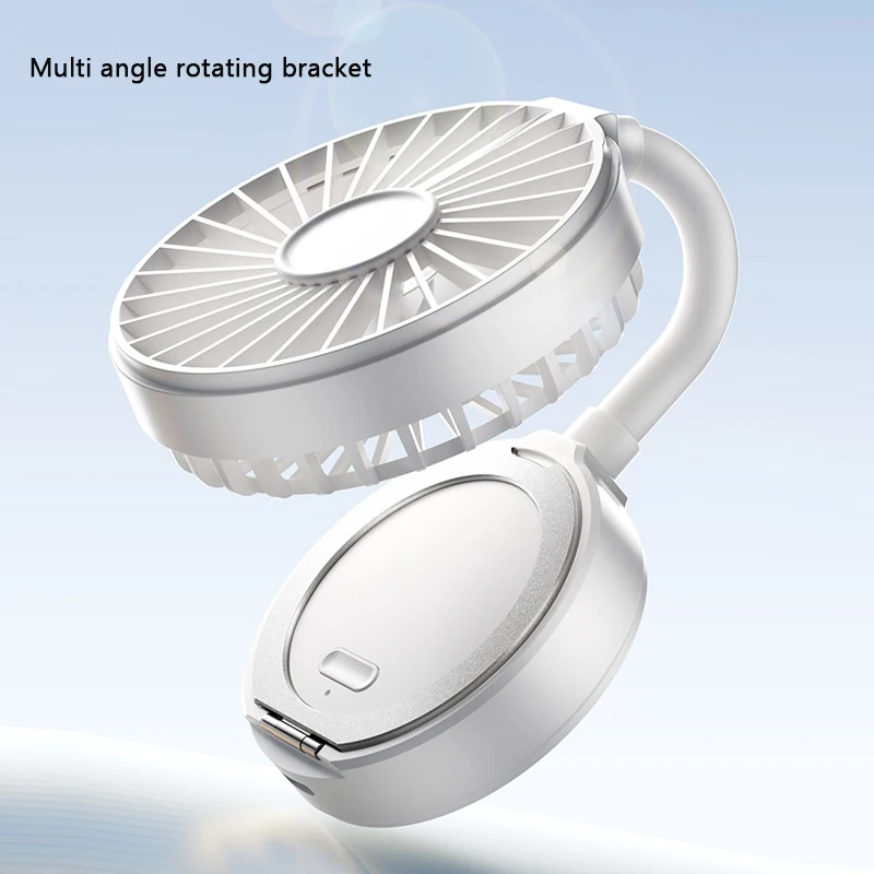 Creative Magnetic Desktop Mini Fan Outdoor Portable Handheld Folding Fan Magnetic Mini Fan
