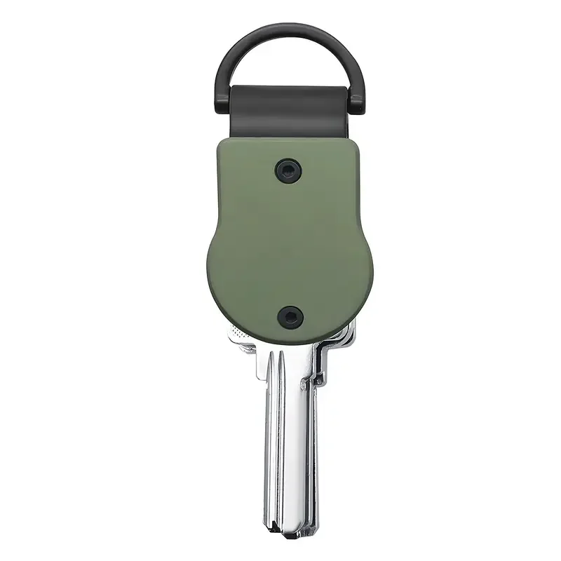 Compact Key Organizer Holder Metal Key Chain Minimalist Key Case for 1-5 Keys Secure Storage