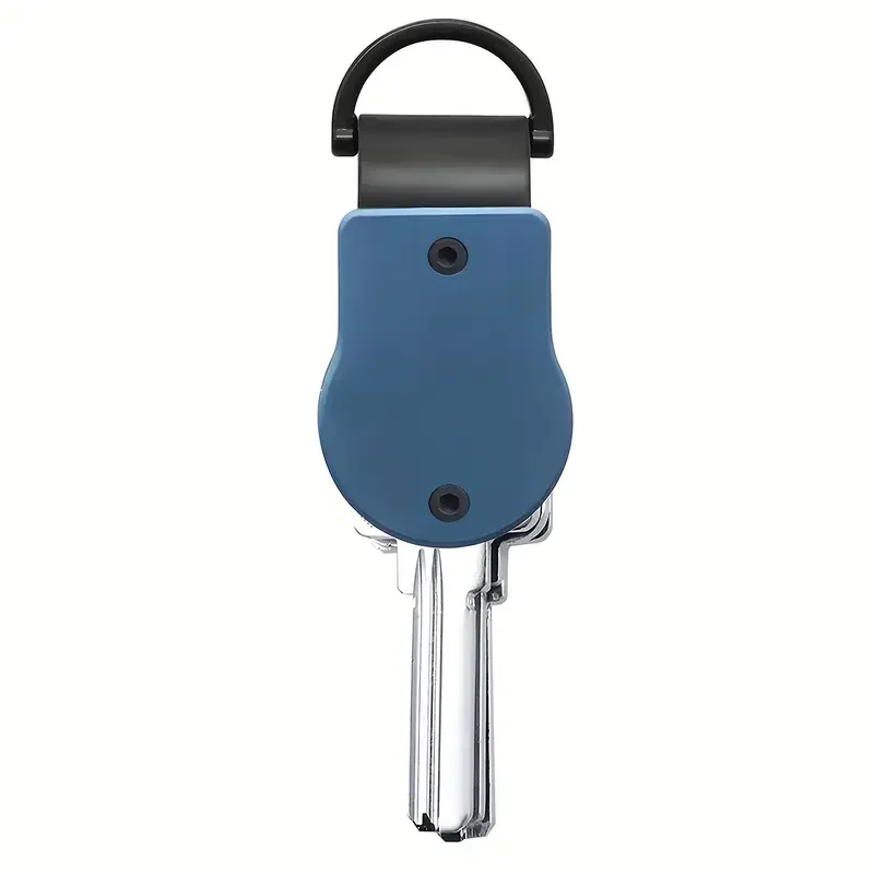 Compact Key Organizer Holder Metal Key Chain Minimalist Key Case for 1-5 Keys Secure Storage