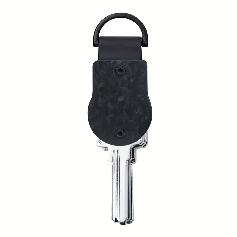 Compact Key Organizer Holder Metal Key Chain Minimalist Key Case for 1-5 Keys Secure Storage