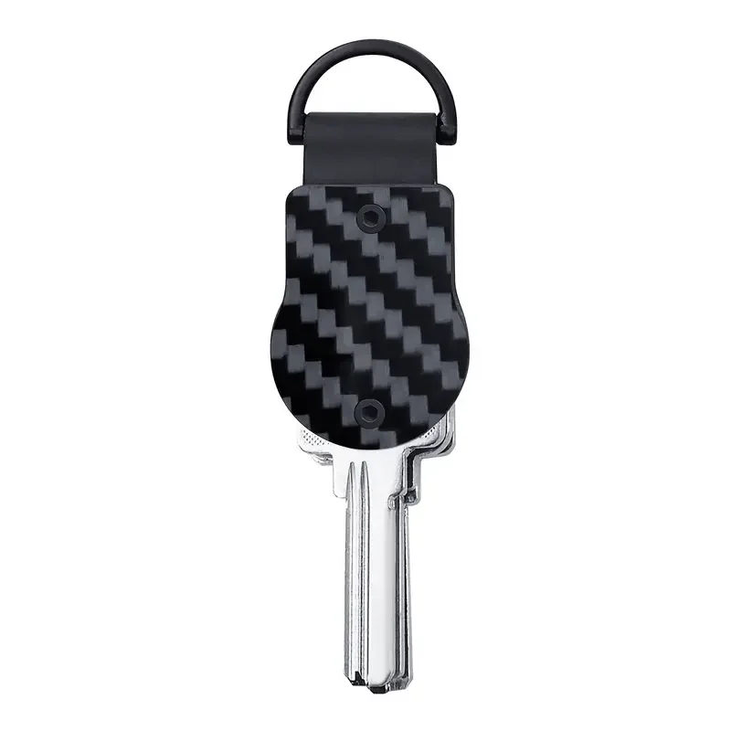 Compact Key Organizer Holder Metal Key Chain Minimalist Key Case for 1-5 Keys Secure Storage