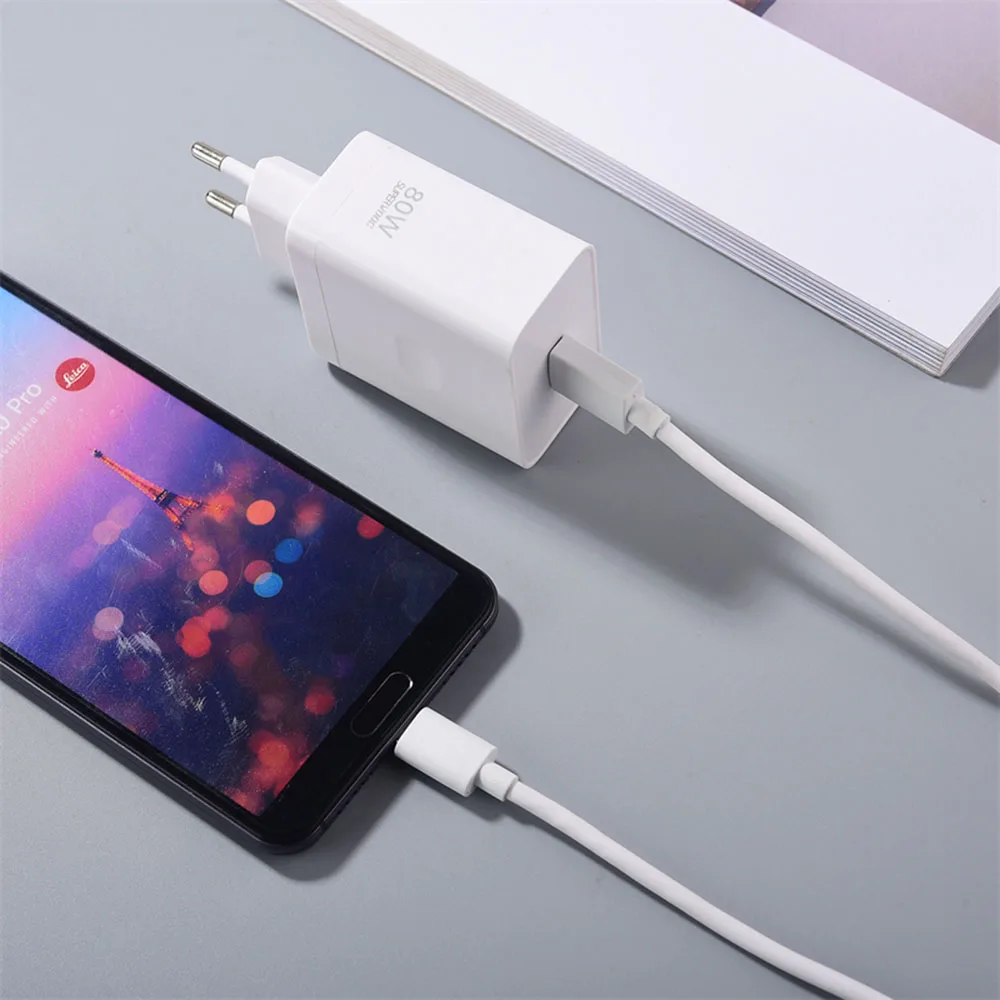 Original 80W SuperVooc Charger For OPPO Find N6 X8 X7 X6 X5 Reno 15 14 12 11 A6 Pro USB Fast Charging Adapter 6.5A Type C Cable