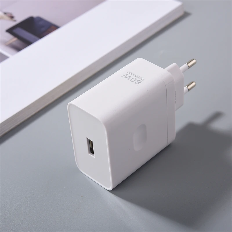 Original 80W SuperVooc Charger For OPPO Find N6 X8 X7 X6 X5 Reno 15 14 12 11 A6 Pro USB Fast Charging Adapter 6.5A Type C Cable