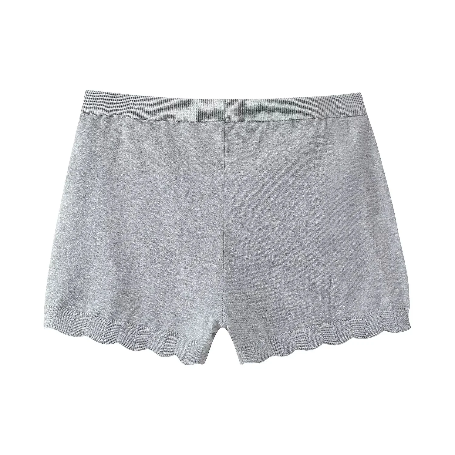 KONDALA Women Trendy Shorts Set Single Breasted Knitted Top Elastic Waist Shorts New Fashion 2026 Spring Summer Streetwear Set