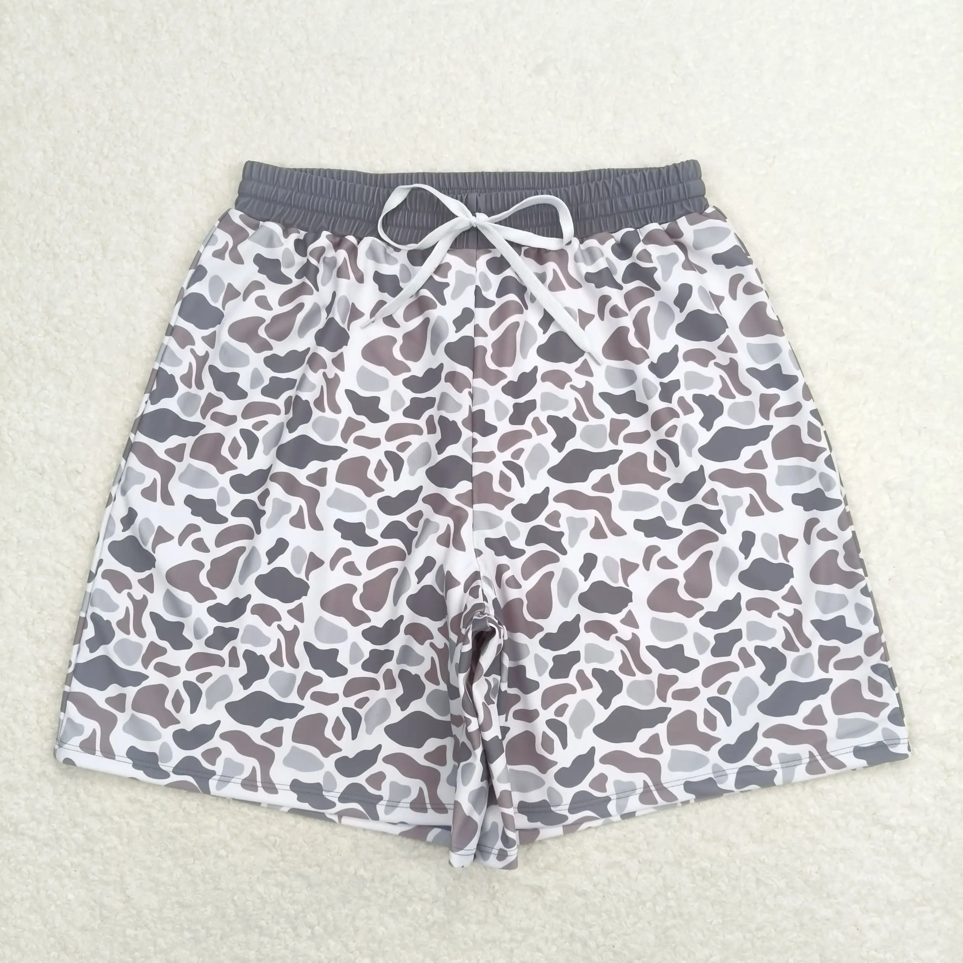Wholesale Boutique Adult Men Camo Swimming Trunks Beachwear Man Ducks Deer Hunting Shorts Summer Swimwear Pocket Clothing