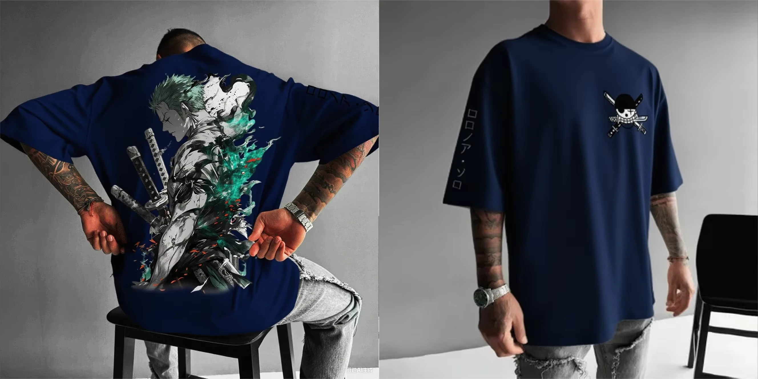 2026 One One Piece Zoro Anime Men's Short Sleeve T-shirt New Summer Cotton Streetwear Casual Top Graphic Tee Y2k Clothes Unisex
