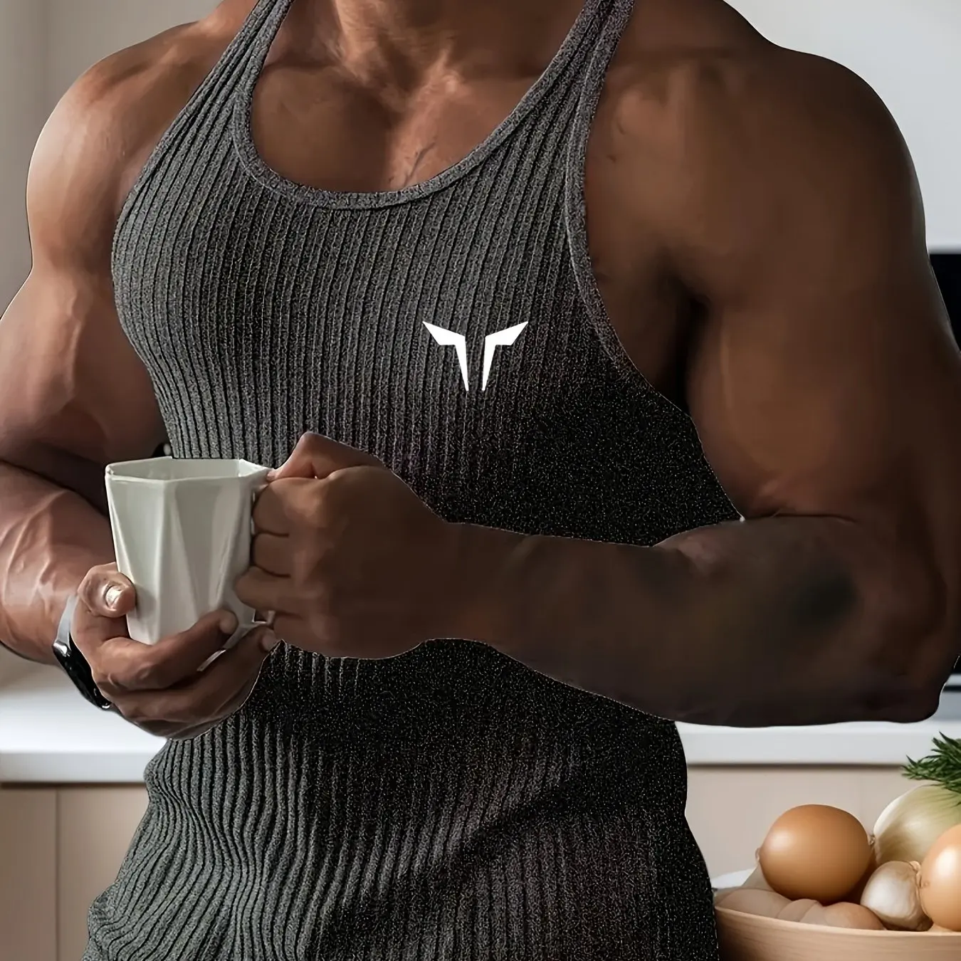 2026 New Mens Breathable Sleeveless Fitness Top Summer Lightweight Gym Muscle Tank Quick Dry Workout Training Vest