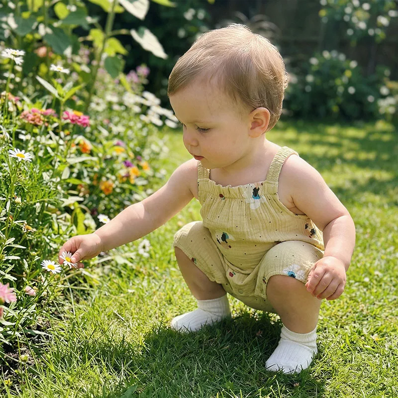 2026 Summer Baby Rompers 0-24M Cartoon Dogs Girls One Piece Cute Infant Strapless Jumpsuit Sweet Toddler Clothes