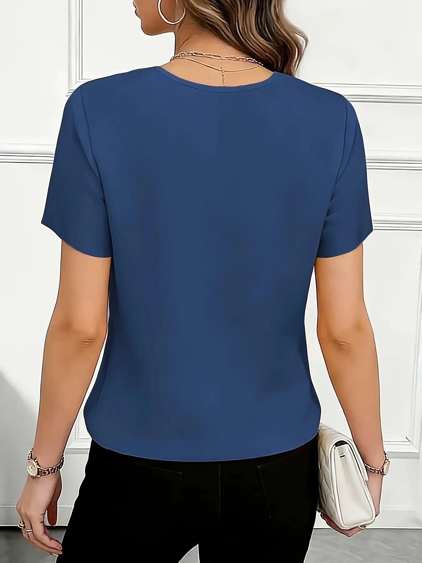 Temperament Loose Woman Shirt Fashion Casual Blouse Elegant short Sleeve Woman Shirt Holiday Weekend Top