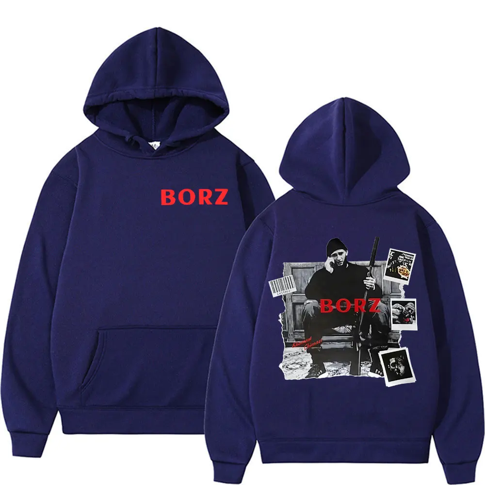 Khamzat Chimaev Borz The Wolf Merch Hoodies Men's Clothing Fashion Trend High Street Hooded Casual Violence Aesthetic Sweatshirt
