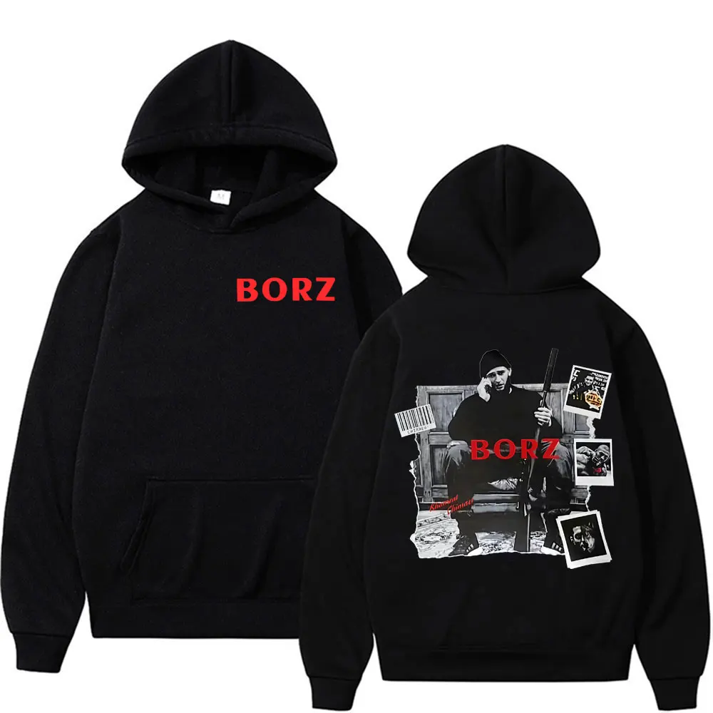Khamzat Chimaev Borz The Wolf Merch Hoodies Men's Clothing Fashion Trend High Street Hooded Casual Violence Aesthetic Sweatshirt