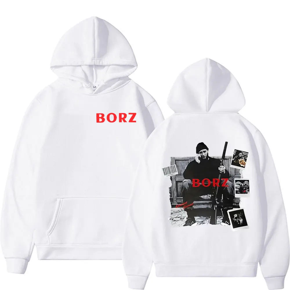 Khamzat Chimaev Borz The Wolf Merch Hoodies Men's Clothing Fashion Trend High Street Hooded Casual Violence Aesthetic Sweatshirt