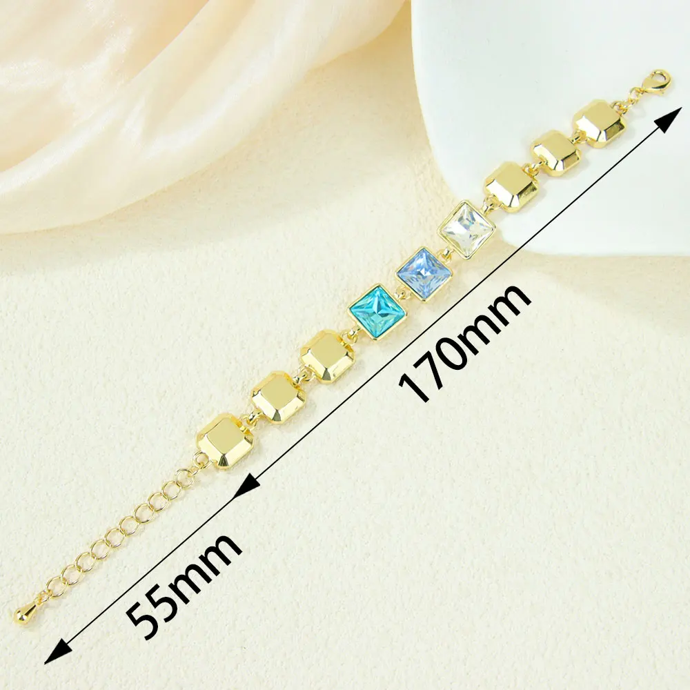 Original Charm Colored Crystal Jewelry Bracelet Earrings High Quality Natural Stone Women Fine Jewelry for Party Gifts
