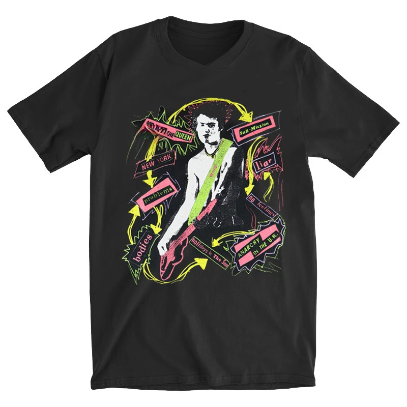 New 1980 Sex Pistols Lead Vocalist Guitarist Punk Casual T-shirt Men and Women Luxury Band Brand Top 2026