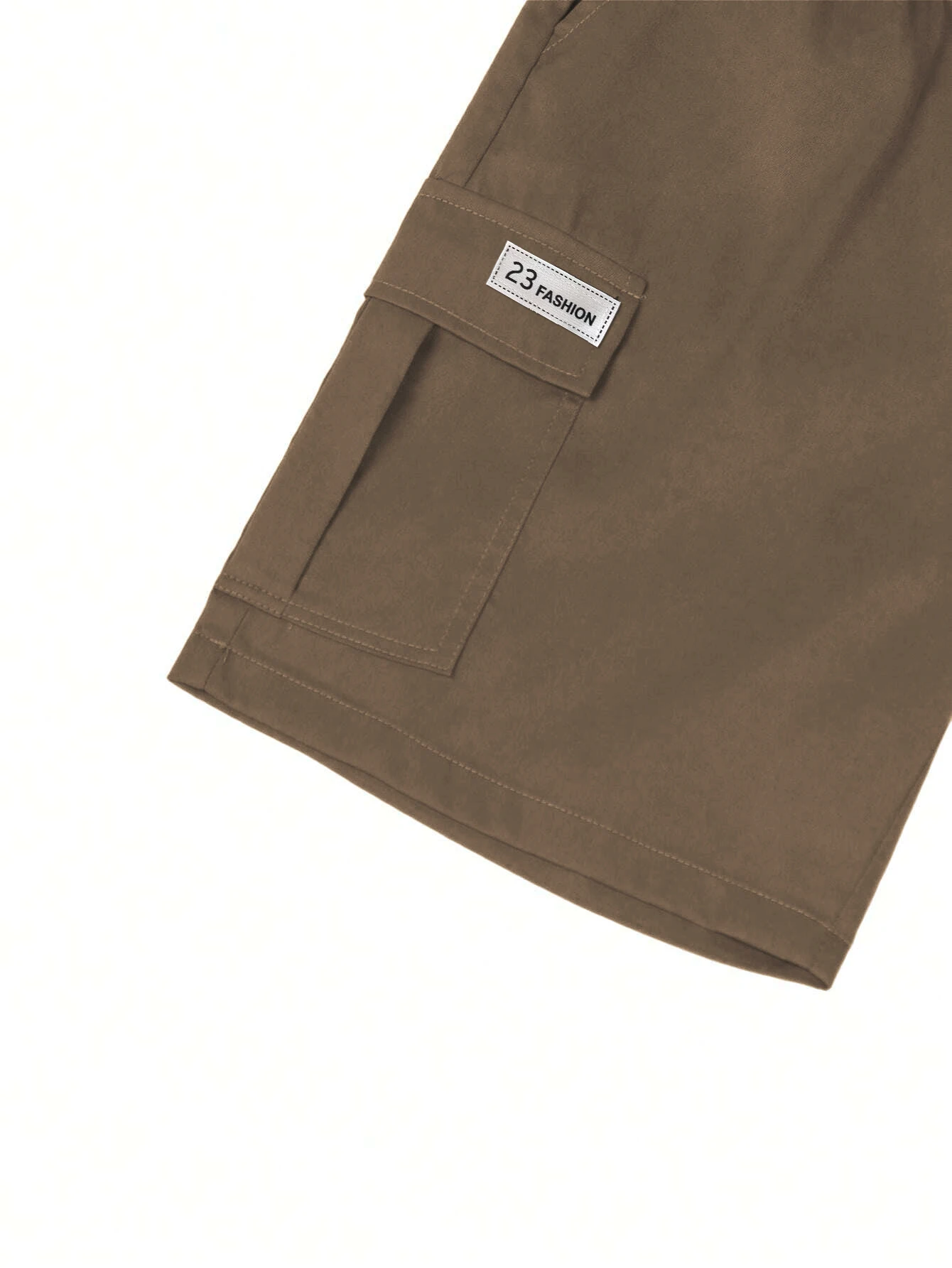 Casual Men's Five-Inch Shorts, Workwear Style, Loose and Straight-Cut, Trendy Brand, Elastic, Beachy, Stylish Mid-Length Pants