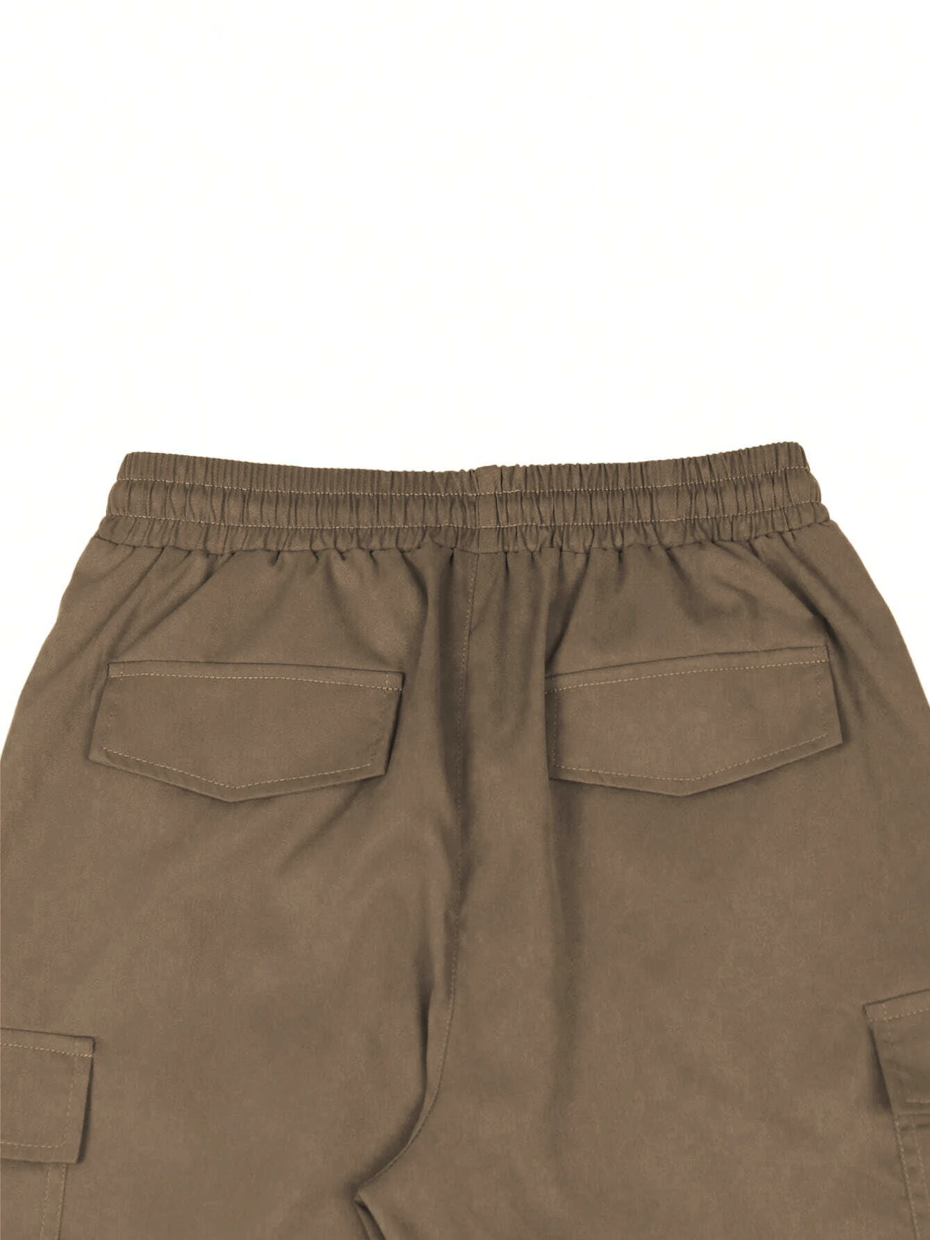 Casual Men's Five-Inch Shorts, Workwear Style, Loose and Straight-Cut, Trendy Brand, Elastic, Beachy, Stylish Mid-Length Pants