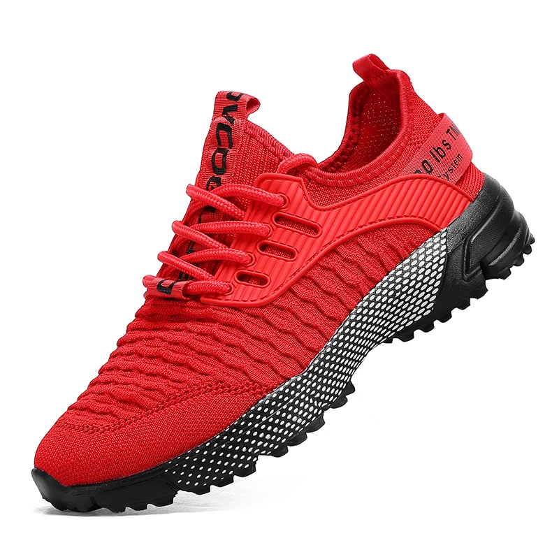Men's Vulcanized Shoes Mesh Lightweight Breathable Soft Sole Running Shoes One-leg Men's Flat Shoes Loafers Training Shoes