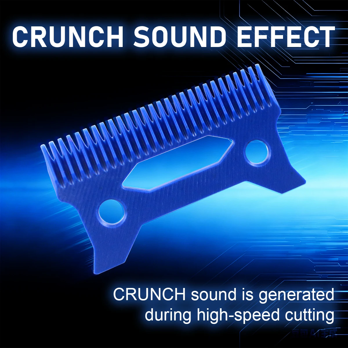 Zircon Long Teeth PHANTECHO Moving Blade Professional Clipper CRUNCH Replacement for JUCAI JC06 8148 V003 R66 Madeshow Wmark VGR