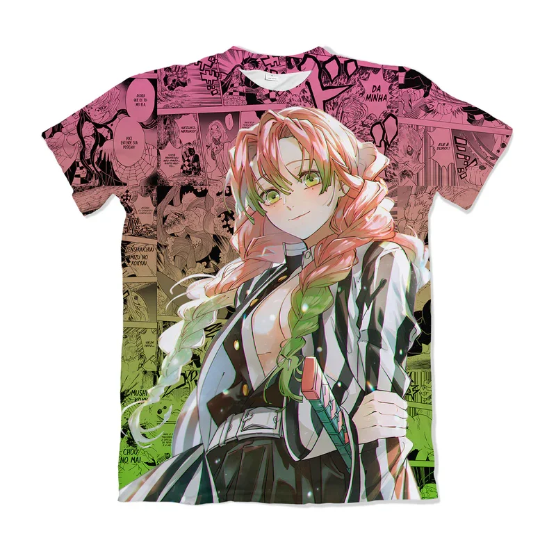 Multiple 3D Printed Demon Slayer T-shirts for Adults and Children, Wear Your Bonds on Your Body, Shorts for Friends